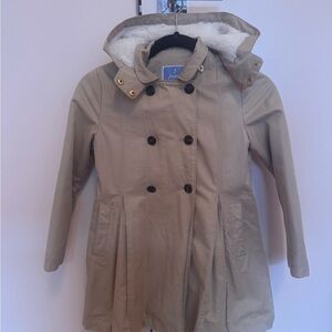 Jacadi Beige Hooded Coat